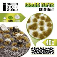 Grass Tufts 6mm Beige