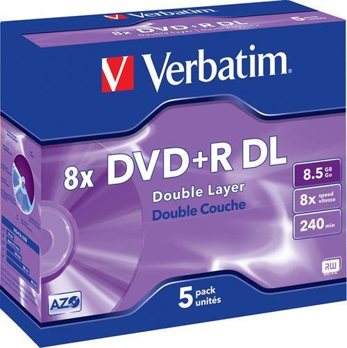 DVD+R DL MEDIA, VERBATIM 8x