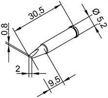 Tip Ersadur 2,0mm Chisel shape