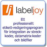 Labeljoy, ett professionellt etikett-redigeringsprogram