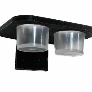 Double Mini Feeding Ledge Gecko Grip