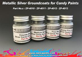Fine Metallic SILVER Groundcoat for Candy Paints 6
