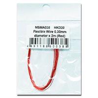 Flexible Wire 0,30mm Red