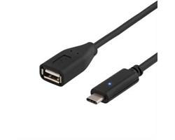 KABEL, USB-C 2.0/M-USB A/F, 2M