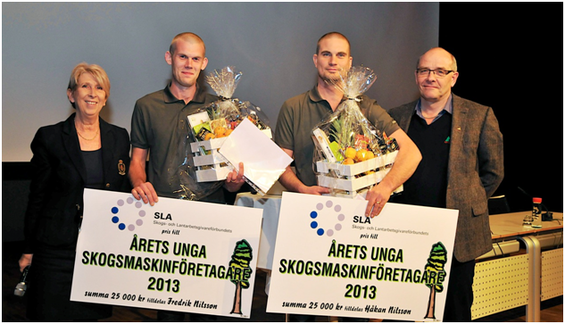 Årets unga skogsmaskinföretagare 2013