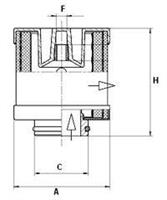 Oljeseparator inkl packning