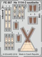 He 111H-3 seatbelts STEEL ICM