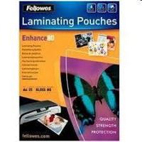 LAMINAT, A4, 80 MIC 100-P, FELLOWES