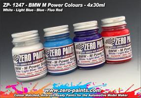 BMW M Power Colours Paint Set 4x30ml