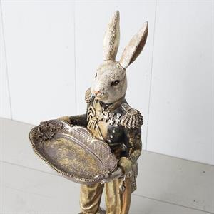 Hare med bricka