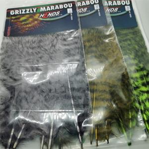 Hends Grizzly Marabou  Chartruse / Black