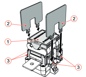 C310A baffle pluggable/skyddssköld