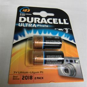 Litiumbatteri 2 pack123A 3volt