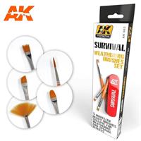 SURVIVAL WEATHERING BRUSHES SET