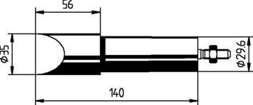 Tip Nickel-plated 35mm