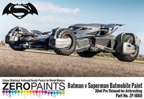 Batman v Superman Batmobile Metallic Grey Paint 