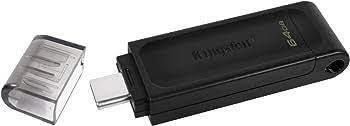 USB-MINNE, KINGSTON DT 70 64GB USB-C