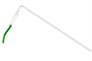 Thermo couple 2x NiCr-Ni, L=260, D=2