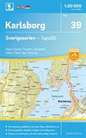  39 Karlsborg Sverigeserien Topo 50