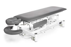Elektrisk massagebänk Deckams, grå