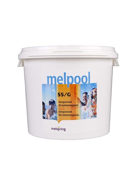 Klor Granulat chock 55 %Dichlor Melpool 5kg