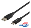 KABEL, USB-C 2.0/M-USB A/M, 1M