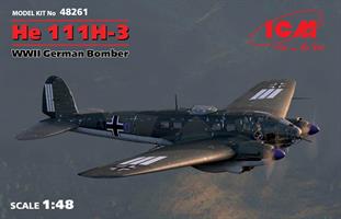 He 111H-3 WWII German Bomber