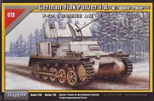 German Flak Panzer I A w/. Ammo Trailer
