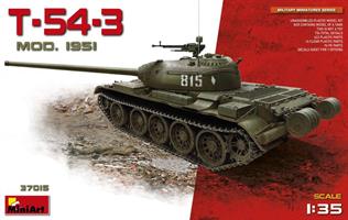 T-54-3 SOVIET MEDIUM TANK. Mod 1951