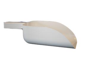 FODERSKOPA PLAST VIT 2,5L