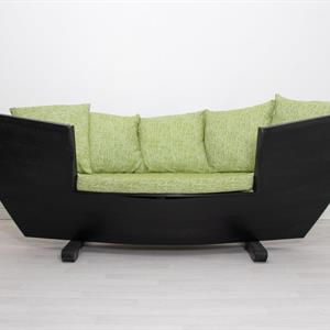 Vene-sohva musta pieni