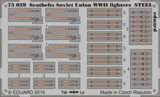 Seatbelts Soviet Union WWII fighters STEEL 1/72