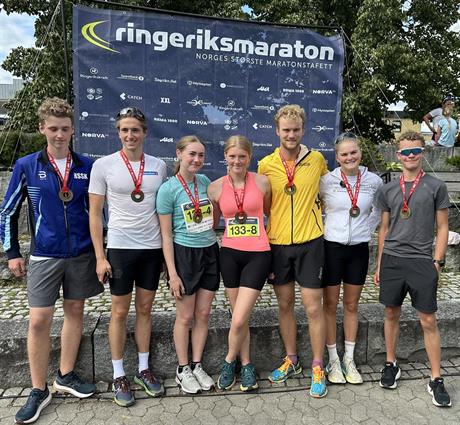 2. plass i Ringeriksmaraton Mix!!