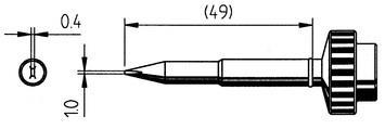 Tip Ersadur 1,0mm Chisel shape