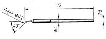 Tip Ersadur 0,2mm Pencil point