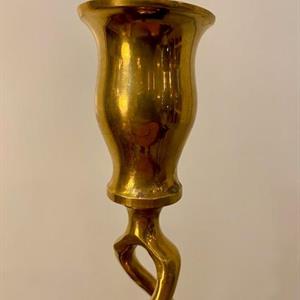 Mässingsljusstake