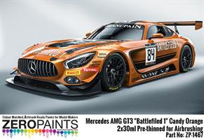 Mercedes AMG GT3 "Battlefiled 1" Candy Orange Pain