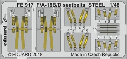 F/A-18B/D seatbelts STEEL for Kinetic