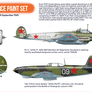 Early WW2 Soviet Air Force paint set