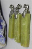  Gröna Nefrit Jade Hängen