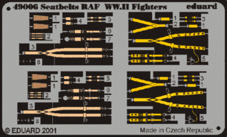 Seatbelts RAF WWII 1:48