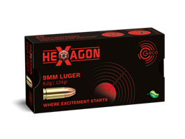 9mm Luger Geco Hexagon 8.0G (50)