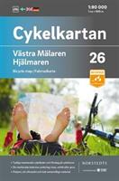 Cykelkartan blad 26 Västra Mälaren/Hjälmaren skala 1:90 000