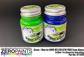 BMW M3 E30 - DTM 1988 Team Alpina - Green / Blue P