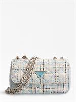 Guess Cessily Tweed Mini Pale Cloud