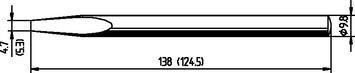 Tip Ersadur 5,3mm Chisel shape