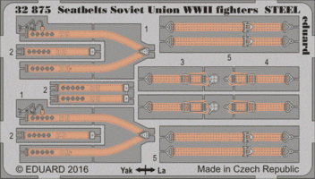 Seatbelts Soviet Union WWII fighters STEEL 1/32