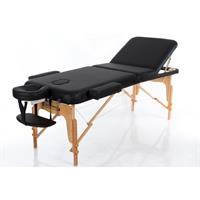 Massagebänk VIP i trä, svart