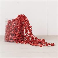Girlang röda kulor, 750 cm