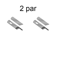 Overlockkniv, slipning 2 par